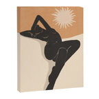 Minimal Abstract Art Nude Woman 4 Canvas Print Gallery Image 6