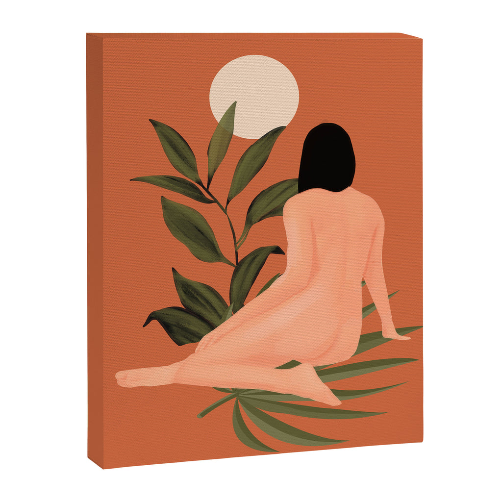 Minimal Abstract Art Nude Woman 7 Canvas Print Gallery Image 6