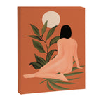 Minimal Abstract Art Nude Woman 7 Canvas Print Gallery Image 6
