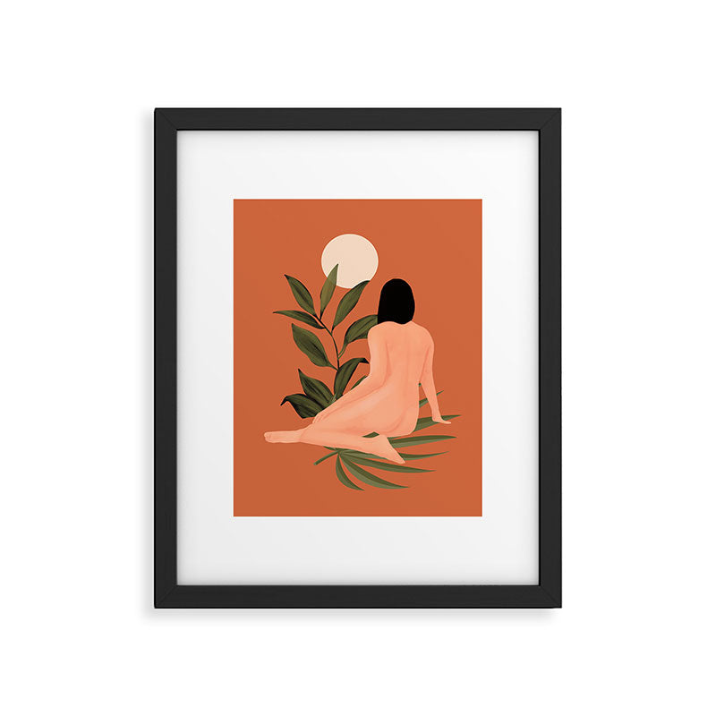 Minimal Abstract Art Nude Woman 7 Framed Art Print Gallery Image 5