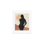 Minimal Abstract Art Nude Woman Art Print Gallery Image 1