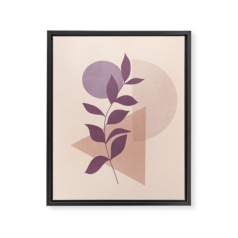 Minimal Abstract Art Plant 12 Framed Canvas Print Gallery Image 6