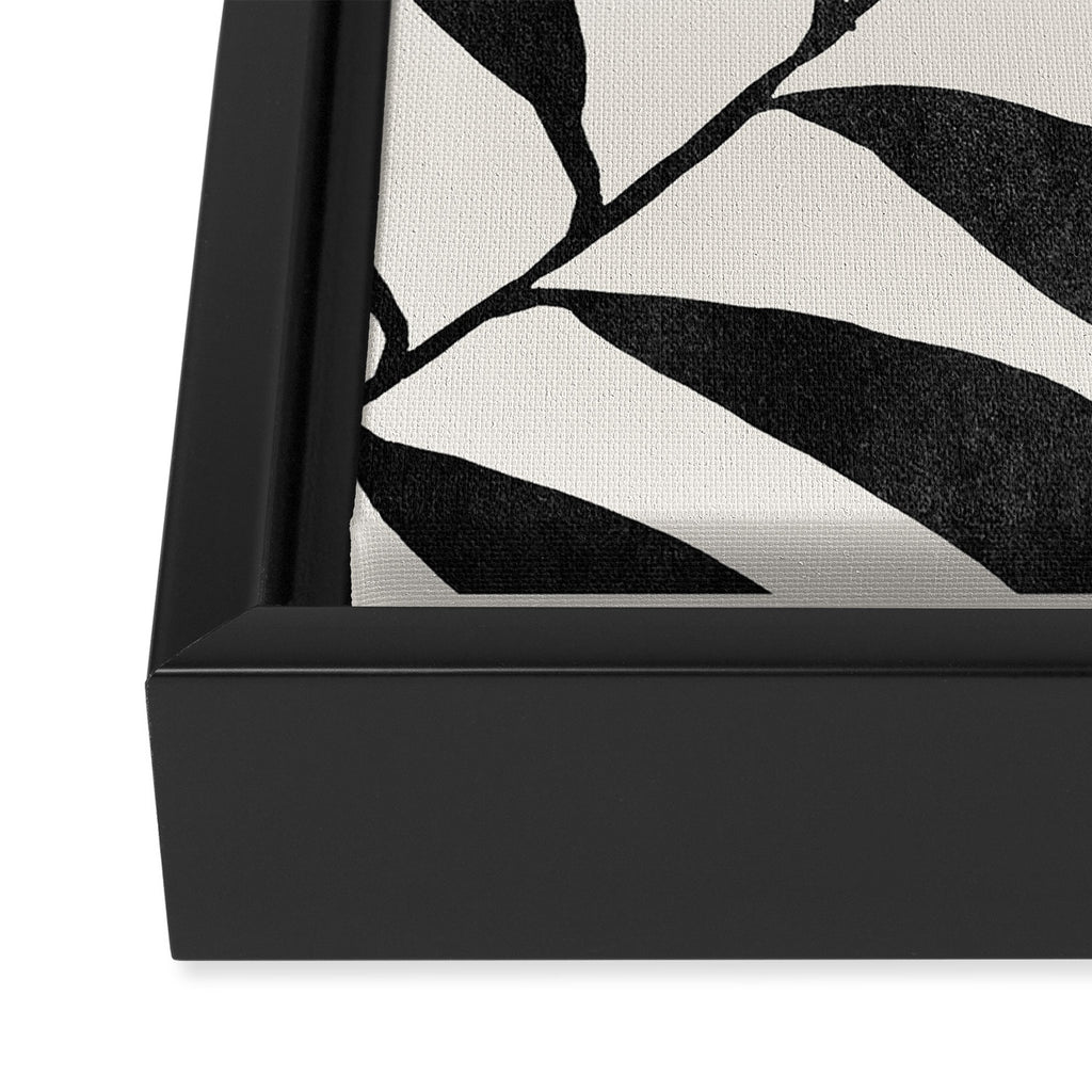 Minimal Abstract Art Plant 26 Framed Canvas Print Gallery Image 3