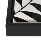 Minimal Abstract Art Plant 26 Framed Canvas Print Gallery Image 3