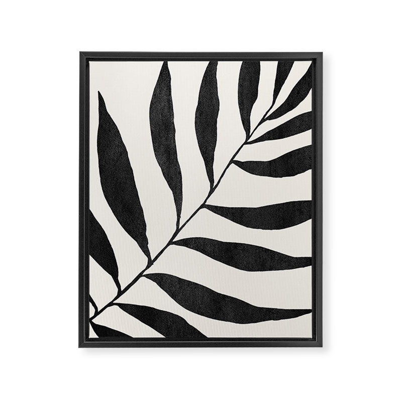 Minimal Abstract Art Plant 26 Framed Canvas Print Gallery Image 6