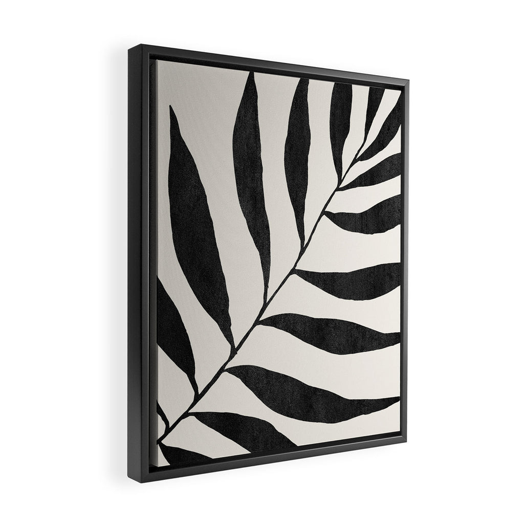 Minimal Abstract Art Plant 26 Framed Canvas Print Gallery Image 2