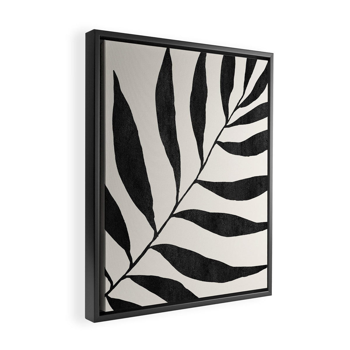 Minimal Abstract Art Plant 26 Framed Canvas Print Gallery Image 2