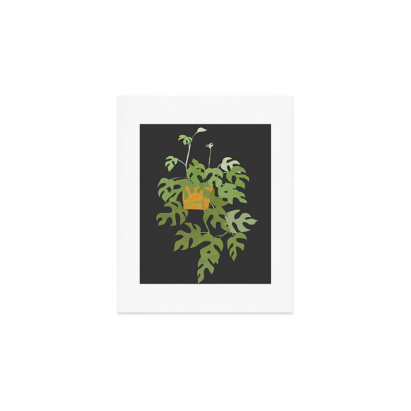 Minimal Abstract Art Plant 28 Art Print Gallery Image 1