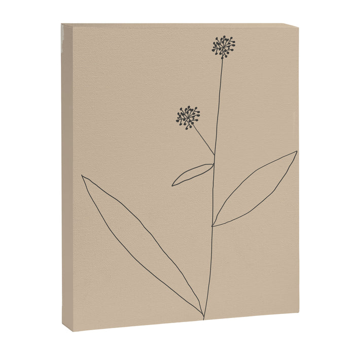 Minimal Abstract Art Plant 38 Canvas Print Gallery Image 1