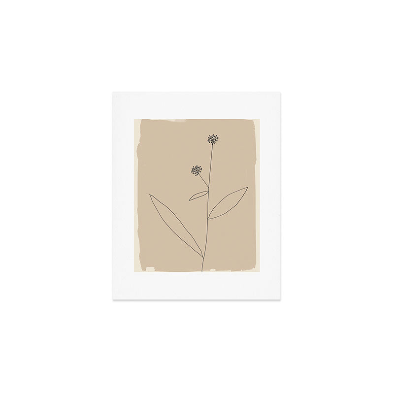 Minimal Abstract Art Plant 38 Art Print Gallery Image 1