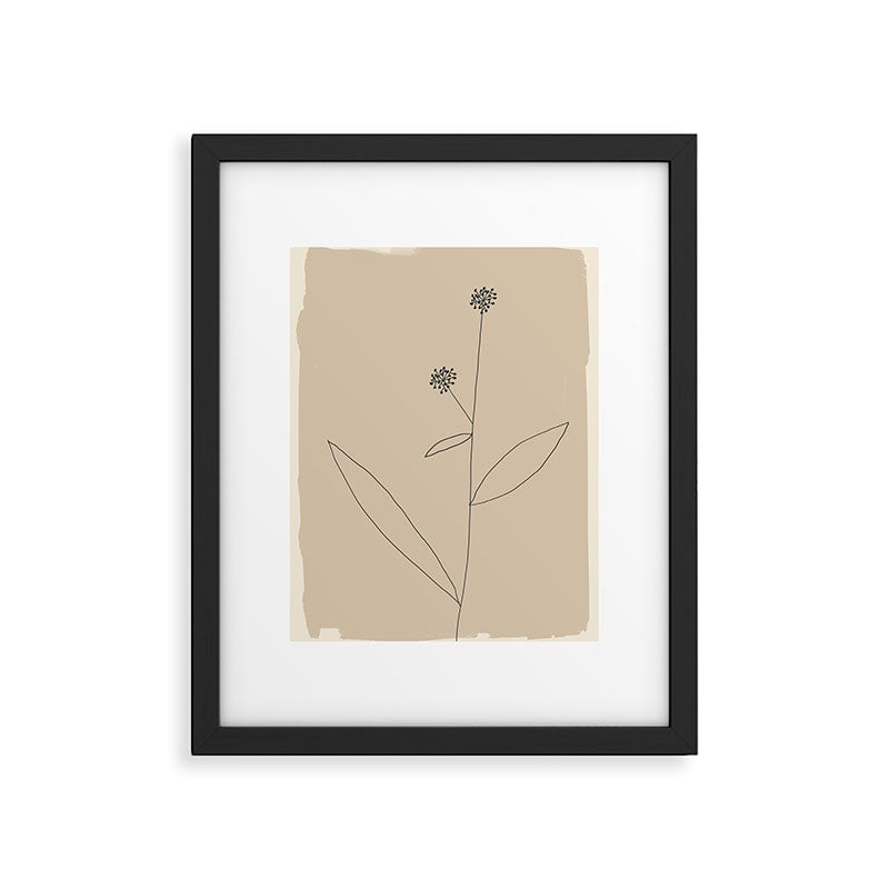 Minimal Abstract Art Plant 38 Framed Art Print Gallery Image 5
