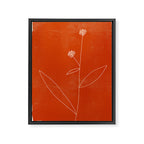 Minimal Abstract Art Plant 39 Framed Canvas Print Gallery Image 6