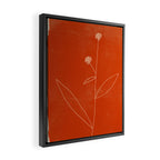 Minimal Abstract Art Plant 39 Framed Canvas Print Gallery Image 2