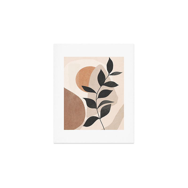 Minimal Abstract Art Plant 4 Art Print Gallery Image 1