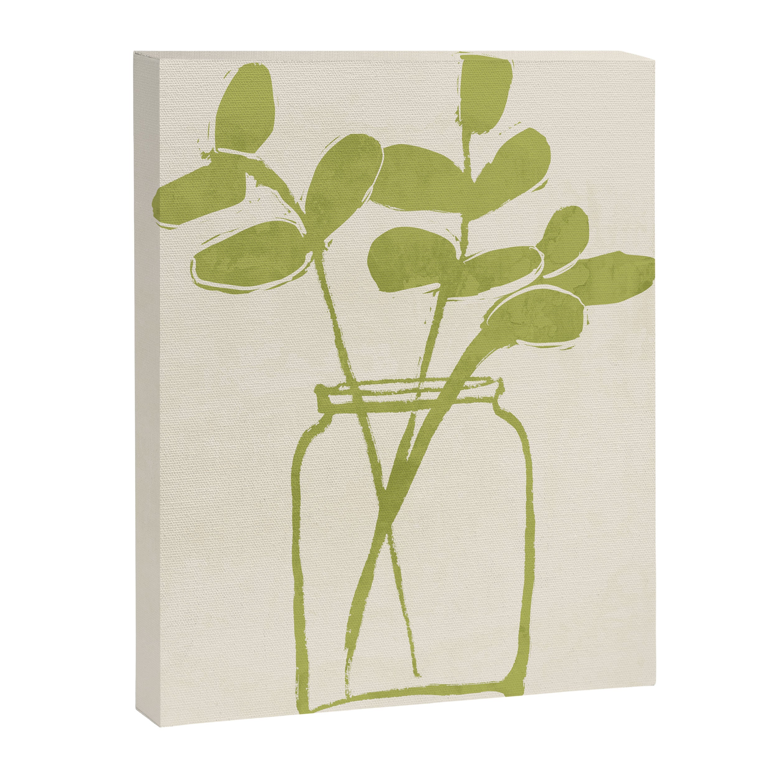 Minimal Abstract Art Plant 40 Canvas Print Gallery Image 6