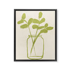 Minimal Abstract Art Plant 40 Framed Canvas Print Gallery Image 6