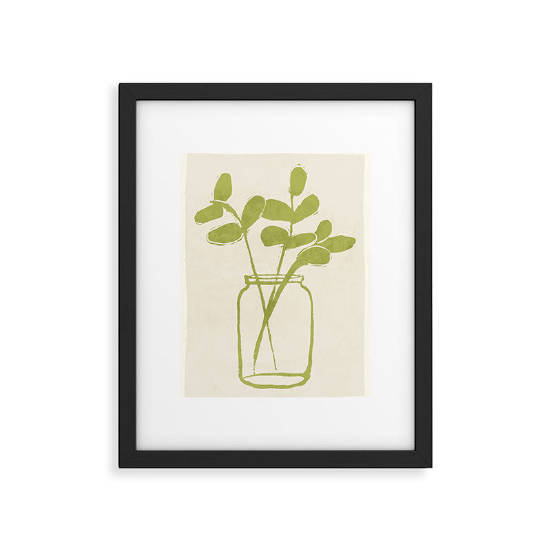 Minimal Abstract Art Plant 40 Framed Art Print Gallery Image 5