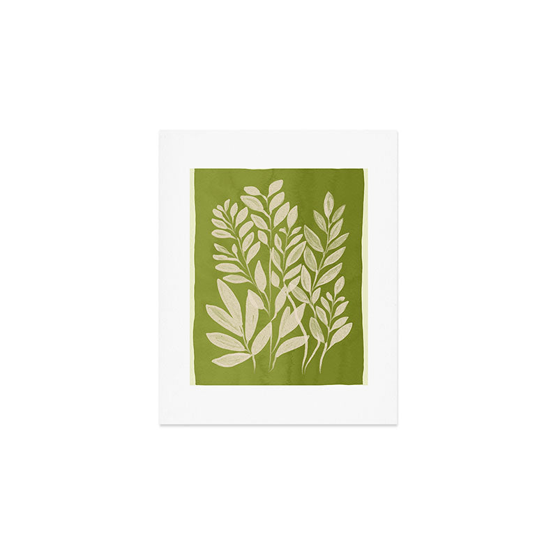 Minimal Abstract Art Plant 46 Art Print Gallery Image 1