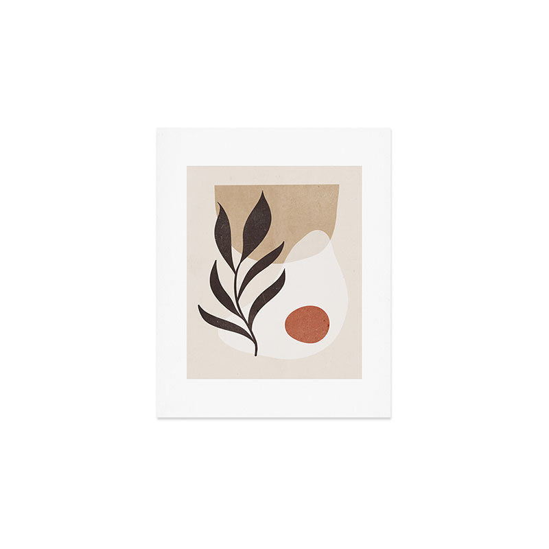 Minimal Abstract Art Plant 7 Art Print Gallery Image 1