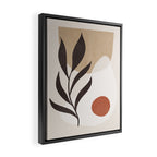 Minimal Abstract Art Plant 7 Framed Canvas Print Gallery Image 2