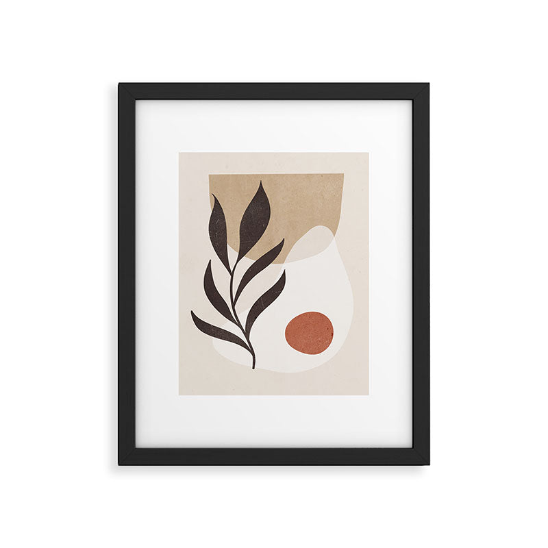 Minimal Abstract Art Plant 7 Framed Art Print Gallery Image 5