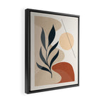 Minimal Abstract Art Plant 9 Framed Canvas Print Gallery Image 2