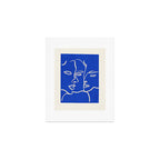 Minimal Abstract Art Three Faces 2 Art Print Gallery Image 1
