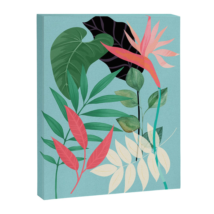 Minimal Abstract Art Tropical Garden 3 Canvas Print Gallery Image 1