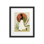 Minimal Abstract Art Tropical Girl 11 Framed Art Print Gallery Image 5
