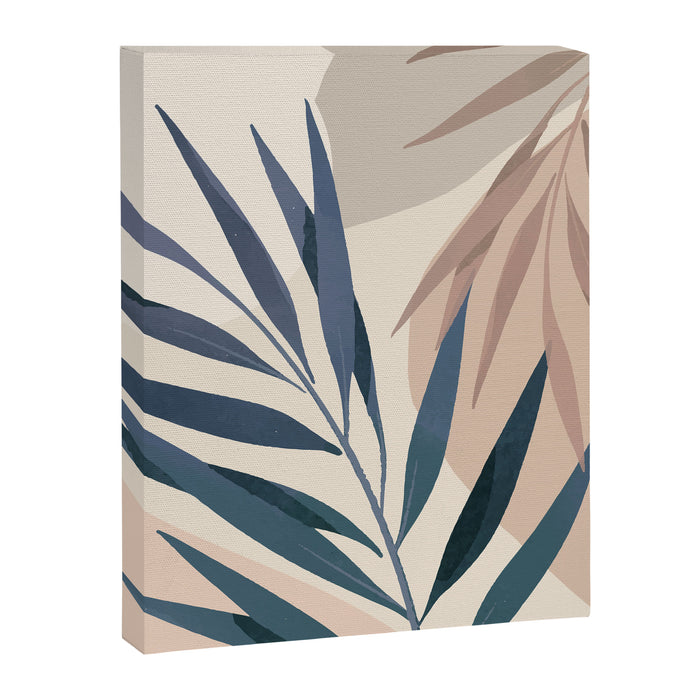 Minimal Abstract Art Tropical Leaves 15 Canvas Print Gallery Image 1