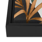 Minimal Abstract Art Tropical Leaves 16 Framed Canvas Print Gallery Image 3