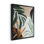 Minimal Abstract Art Tropical Leaves 16 Framed Canvas Print Gallery Image 2