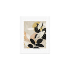 Minimal Abstract Art Tropical Leaves 2 Art Print Gallery Image 1