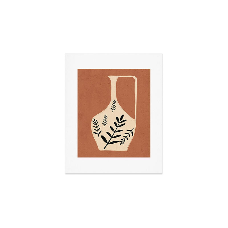 Minimal Abstract Art Vase 18 Art Print Gallery Image 1