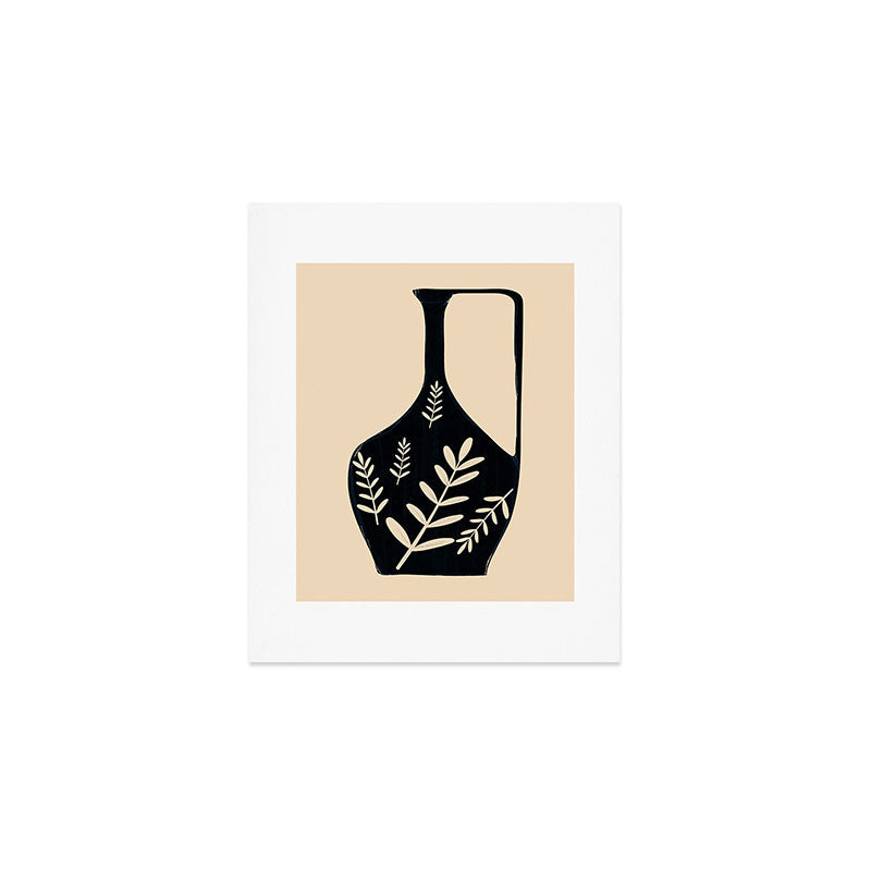 Minimal Abstract Art Vase 19 Art Print Gallery Image 1
