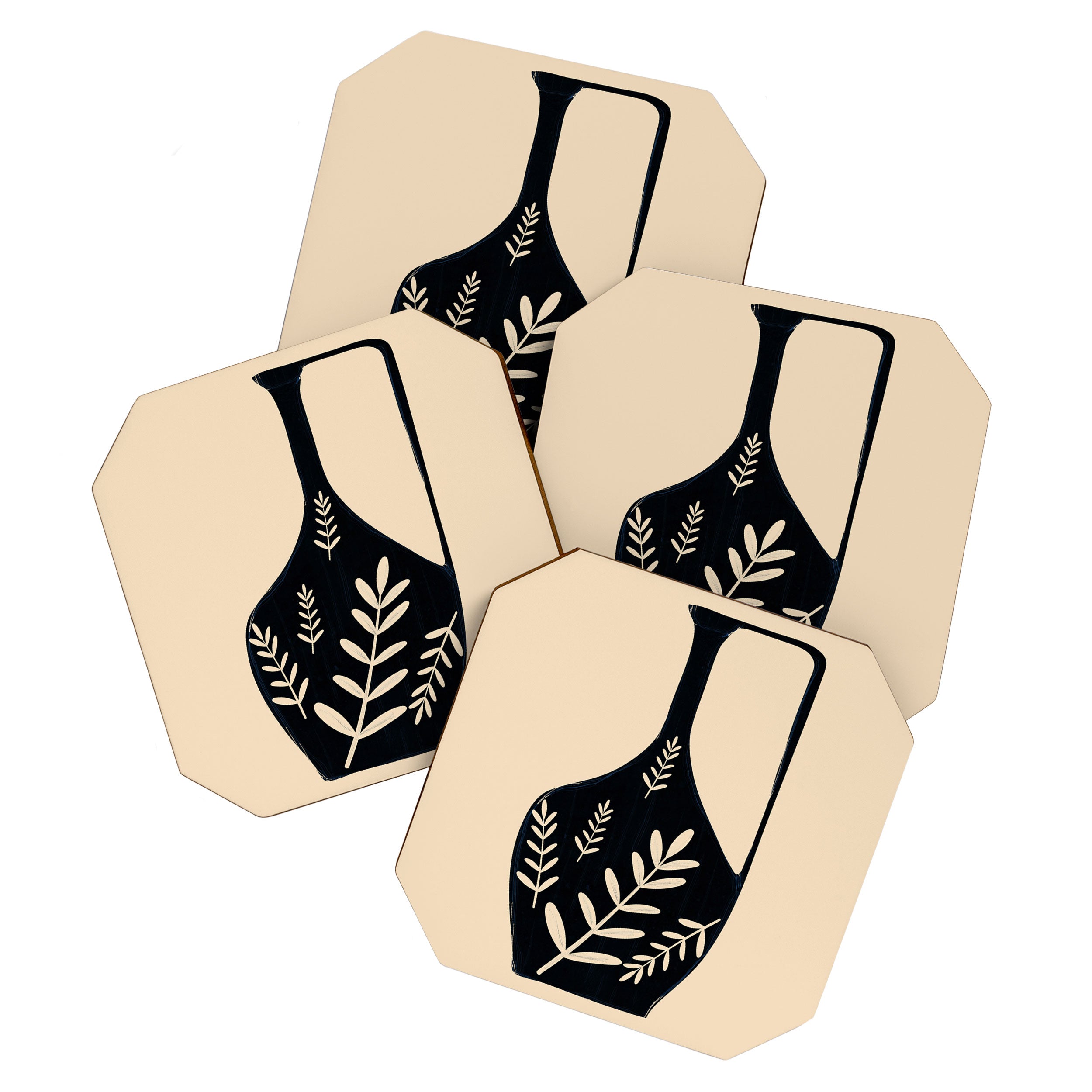 Minimal Abstract Art Vase 19 Coaster Gallery Image 1