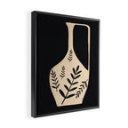 Minimal Abstract Art Vase 20 Framed Canvas Print Gallery Image 2