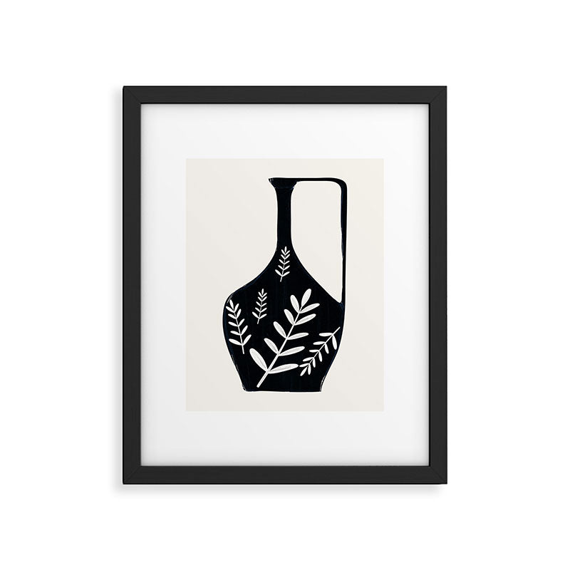 Minimal Abstract Art Vase 21 Framed Art Print Gallery Image 5