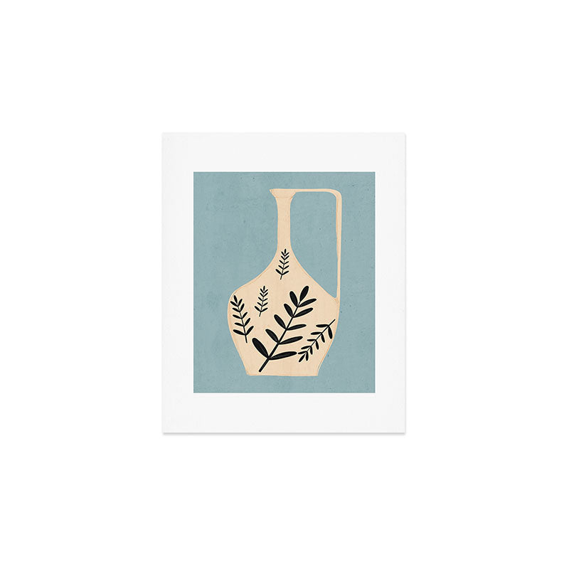 Minimal Abstract Art Vase 23 Art Print Gallery Image 1