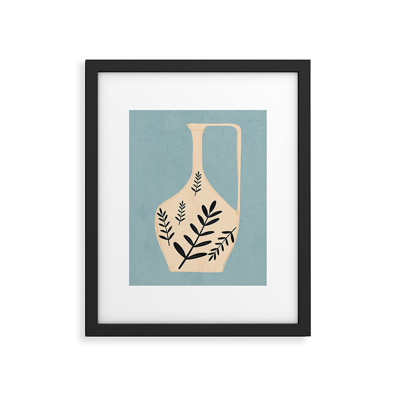 Minimal Abstract Art Vase 23 Framed Art Print Gallery Image 5