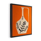 Minimal Abstract Art Vase 24 Framed Canvas Print Gallery Image 2