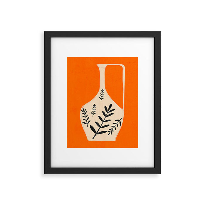 Minimal Abstract Art Vase 24 Framed Art Print Gallery Image 1