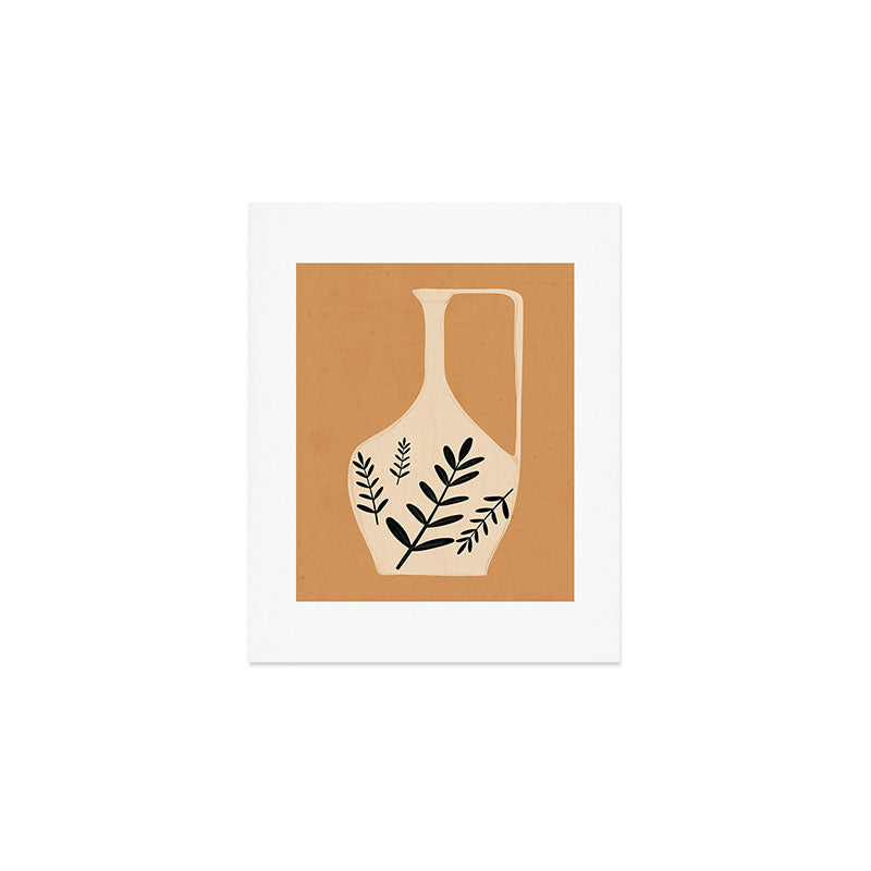 Minimal Abstract Art Vase Art Print Gallery Image 1