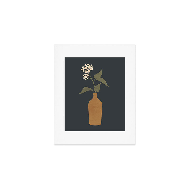 Minimal Abstract Art Vase Flower 10 Art Print Gallery Image 1