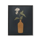 Minimal Abstract Art Vase Flower 10 Framed Canvas Print Gallery Image 6