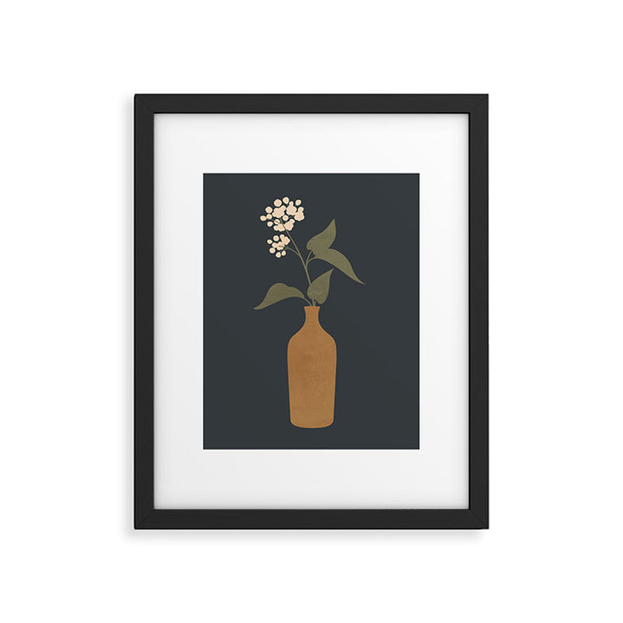 Minimal Abstract Art Vase Flower 10 Framed Art Print Gallery Image 1