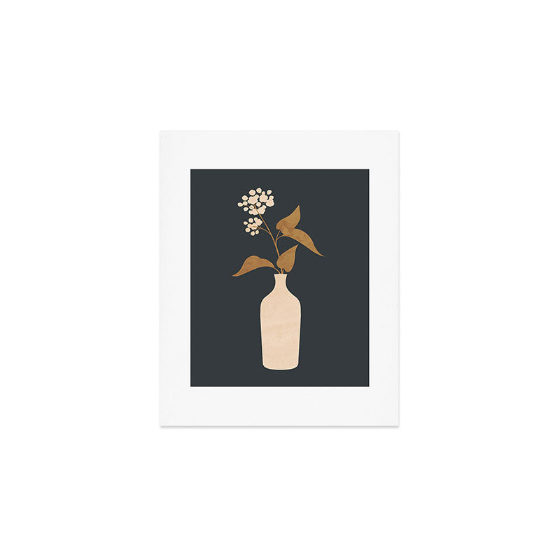 Minimal Abstract Art Vase Flower 4 Art Print Gallery Image 1