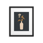 Minimal Abstract Art Vase Flower 4 Framed Art Print Gallery Image 5
