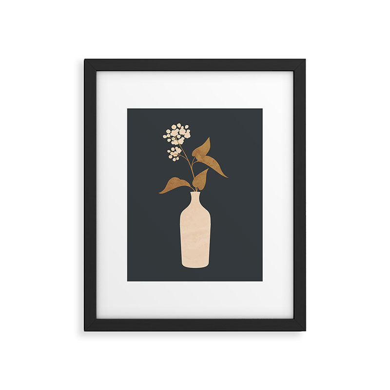 Minimal Abstract Art Vase Flower 4 Framed Art Print Gallery Image 5
