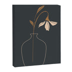 Minimal Abstract Art Vase Flower 6 Canvas Print Gallery Image 6